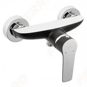 Baterie wannowe i prysznicowe - Ferro ADORE chrom czarny BDR7BLC - miniaturka - grafika 1