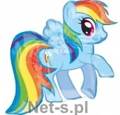 AMSCAN Balon foliowy My Little Pony - 71 x 68 cm - 1 szt. 2646701 - Urodziny dziecka - miniaturka - grafika 2