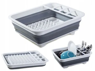 OMEGA Suszarka silikonowa do naczyń składana ociekacz 5907451317136 - Suszarki do naczyń - miniaturka - grafika 2