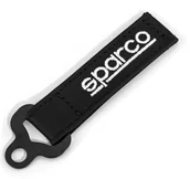 Breloki - Sparco Breloczek skórzany do kluczy Sparco czarny 099070NR - miniaturka - grafika 1