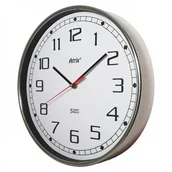 Zegary - Atrix Zegar z chromowaną ramką Super Cichy #2 ATE2019SC2 - miniaturka - grafika 1