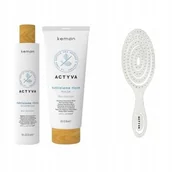 Szampony do włosów - Kemon Nutrizione Ricca Zestaw + Szczotka Gratis! - miniaturka - grafika 1