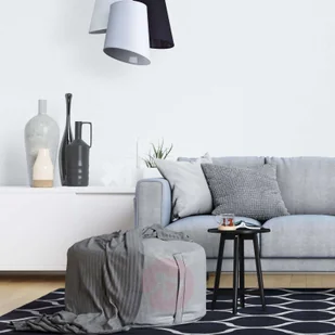 Verona DUOLLA Lampa wisząca 3-pkt. biała/szara/antracyt - Lampy sufitowe - miniaturka - grafika 2