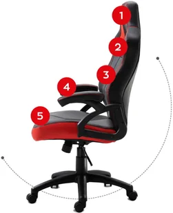 Huzaro Fotel gamingowy Huzaro FORCE 4.2 RED - Fotele gamingowe - miniaturka - grafika 19