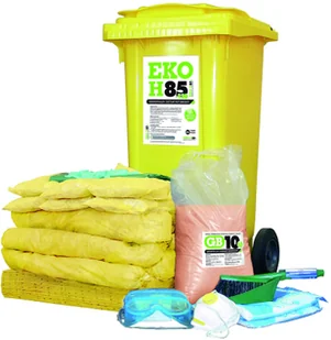 Producent Green Service Zestaw Ratunkowy Chemiczny Eko H120 Pro, Chłonność 109 L. Żółty 105 L. - Sprzęt ratunkowy Producent Green Service Zestaw Ratunkowy Chemiczny Eko H120 Pro, Chłonność 109 L. Żółty 105 L. - Sprzęt ratunkowy - miniaturka - grafika 1