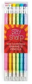 Ołówki - Kolorowe Baloniki Kolorowe Baloniki, ołówki z przekładanym wkładem, Stay Sharp, 6 sztuk - miniaturka - grafika 1