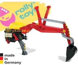 Rolly Toys Koparka Doczepiana Czerwona - Jeździki dla dzieci - miniaturka - grafika 5