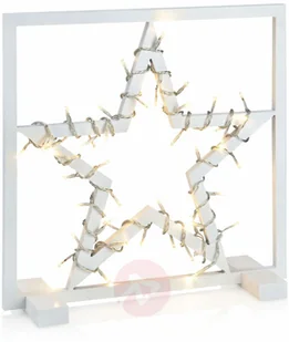 Markslojd Biała lampa dekoracyjna LED Trenton - Oświetlenie świąteczne - miniaturka - grafika 4