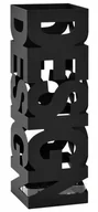 Wieszaki i stojaki - Czarny designerski stojak na parasole M9-R09 - miniaturka - grafika 1