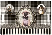 Tace i patery - Nuova Cer Easy life r2s DUŻA TACA DESEROWA - VINTAGE DOGS (300 DOGS) - miniaturka - grafika 1