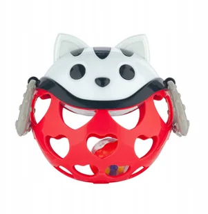 Canpol babies Canpol Interaktywna zabawka z grzechotką czerwona - Gryzaki dla dzieci - miniaturka - grafika 2