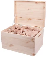 Klocki - Kooglo Zestaw drewnianych klocków magnetycznych Giga Natural - miniaturka - grafika 1