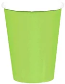 Kinder party - AMSCAN International papierowe kubki 266 ML (kiwi zielony) 58015.53 - miniaturka - grafika 1