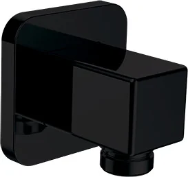 Omnires 8815B BL Przyłącze kątowe mosiężne czarny mat - Akcesoria hydrauliczne - miniaturka - grafika 2