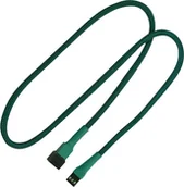 Kable komputerowe i do monitorów - Nanoxia Kabel zasilający 3-Pin Molex przedłużacz 60cm green - 900500001 - miniaturka - grafika 1
