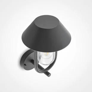 LUCANDE Lucande Olinum kinkiet zewnętrzny, ciemnoszary - Lampy ogrodowe - miniaturka - grafika 4