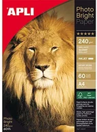 Papier do drukarek - Apli Jasny papier fotograficzny 200 g/m A4 Ref 4137 [60 arkuszy] 263513 - miniaturka - grafika 1