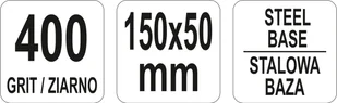 Yato `Osełka diamentowa G400 150x50 mm YT-76086 - Akcesoria i części AGD - miniaturka - grafika 5
