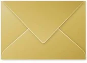Koperty - Clairefontaine Clairefontaine Koperta 75x100 mm Złota - miniaturka - grafika 1