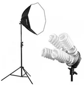 Softboxy - CineGEN Lampa SOFTBOX octa 70 4x85W 802 VIDOO-O7882 - miniaturka - grafika 1
