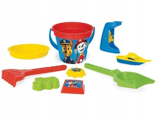 Element Psi Patrol Zestaw Psi Patrol do piasku 9 elementów z wózkiem DKI8273 DKI8273 - Zabawki do piasku - miniaturka - grafika 2