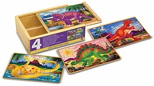 Melissa &amp; Doug Melissa &amp Doug MELISSA Puzzle drewniane Dinozaury 4wz 13791 - Puzzle - miniaturka - grafika 2