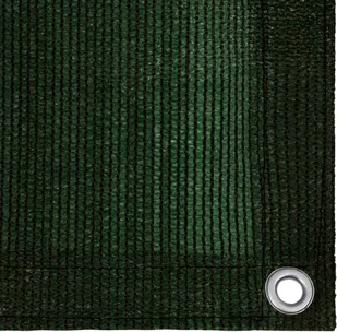 vidaXL Parawan balkonowy, ciemnozielony, 75x600 cm, HDPE vidaXL - Parawany - miniaturka - grafika 3