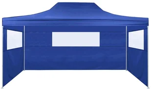 vidaXL Profesjonalny, składany namiot imprezowy, 3 ściany, 3x4 m, stal - Pawilony ogrodowe - miniaturka - grafika 4
