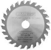 Tarcze do pił - CMT Tarcza podcinak Hm 288.125.24H 125x20 24Z - miniaturka - grafika 1