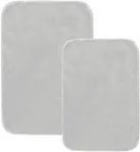 Dywaniki łazienkowe - AWD Interior Zestaw dywaników łazienkowych szarych 40 cm x 60 cm - miniaturka - grafika 1