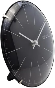 Nextime Zegar ścienny, stojący Big Stripe Mini Dome, biały, czarny, 20x4 cm - Zegary - miniaturka - grafika 5