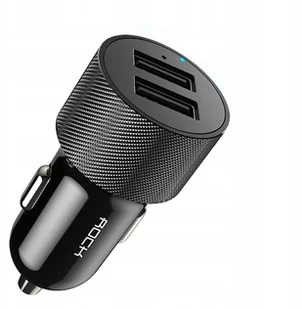 ROCK H3 Mocna Ładowarka Samochodowa 2x Usb 2,4A - Ładowarki samochodowe - miniaturka - grafika 3