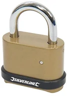 Kłódki - Silverline Silverine 472645 kłódka na szyfr, ze stopu cynku, 50 mm 472645 - miniaturka - grafika 1