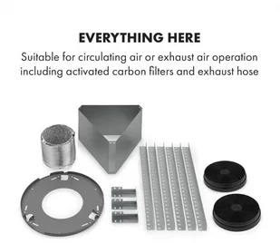 Klarstein Beretta Inox (TK15-Beretta-SS) - Okapy kuchenne - miniaturka - grafika 8