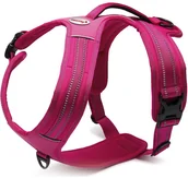 Szelki dla psów - Record Record Action Alpi Harness Fuchsia - bardzo wygodne szelki odblaskowe, fuksja RC-09069 - miniaturka - grafika 1
