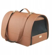 Sprzęt podróżny i transportery dla psów - amiplay Transporter dla Psa New York M Brązowy - miniaturka - grafika 1