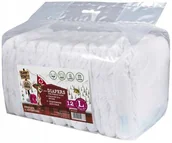 Specjalistyczne artykuły dla zwierząt - Barry King Pieluchy dla Suczek 36-52cm L 12szt - miniaturka - grafika 1