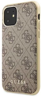 Guess 4G Charms Collection etui do iPhone 11 brązowy GUHCN61G4GB - Etui i futerały do telefonów - miniaturka - grafika 2