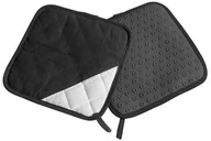 Podstawki pod garnki - Lurch 70091 łapki do garnków/podstawki, 2-częściowy zestaw, czarny 70091 - miniaturka - grafika 1