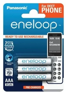 Sanyo Akumulator Panasonic Micro AAA 750 mAh DECT BK-4MCCE/3DE - Ładowarki i akumulatory - miniaturka - grafika 4