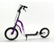 Hulajnogi - 4s HULAJNOGA Z POMPOWANYMI KOŁAMI 4S CALI 14/12 (3130_VIOLET) - miniaturka - grafika 1