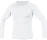 Bielizna sportowa męska - Gore Wear męska Gore M Base Layer Thermo koszulka z długim rękawem, biały, l -0100-Large100318010005-0100 - miniaturka - grafika 1