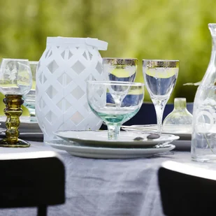 Best Season Latarnia LED Flame Lantern, biała, wysokość 23 cm - Lampy ogrodowe - miniaturka - grafika 2