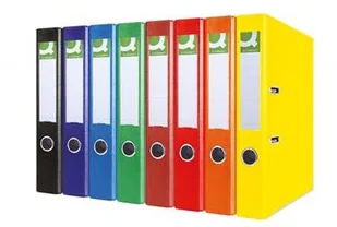 Q-CONNECT segregator Hero z szyną, PP, A4/55mm, czerwony KF15986 - Segregatory - miniaturka - grafika 3