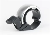 Dzwonki do roweru - Knog Dzwonek Oi srebrny / Średnica kierownicy: 22,2 mm - miniaturka - grafika 1