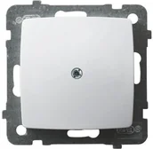 Gniazdka elektryczne - Ospel Karo biały zaślepka Z-1S/m/00 Z-1S/m/00 - miniaturka - grafika 1