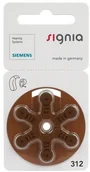 Baterie i akcesoria - Siemens 30 x baterie do aparatów słuchowych Signia 312 MF - miniaturka - grafika 1
