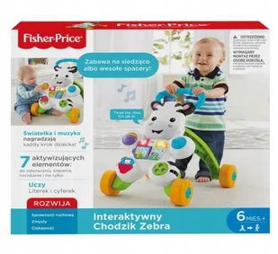 Fisher Price Interaktywny Chodzik Zebra * - Pchacze - miniaturka - grafika 19