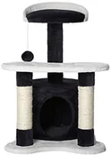 Drapaki dla kotów - dibea Drapak, drapak dla kota, drzewo do wspinaczki dla kotów, drzewo dla kotów, z sizalu, w różnych kolorach, czarno-biały - miniaturka - grafika 1