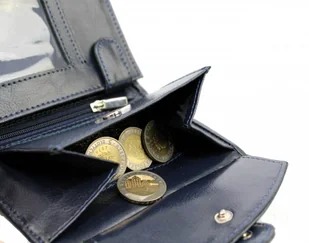 Elkor Portfel Skórzany (PL) Skóra Licowa Duży Pionowy Z Zapięciem Dwa Skrzydełka Zapinka Wewnątrz - Portfele - miniaturka - grafika 3